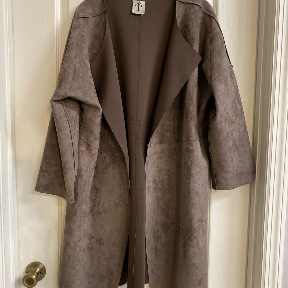 Rain + Rose Long Line Cardigan